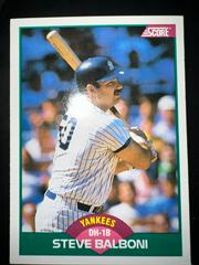 Steve Balboni #27T Baseball Cards 1989 Score Traded Prices