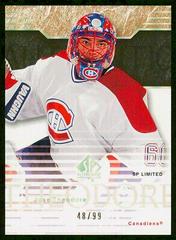 Jose Theodore #45 Hockey Cards 2003 SP Authentic Prices