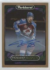 Main Image | Alex Newhook [Gold Autograph] Hockey Cards 2021 Parkhurst Prominent Prospects
