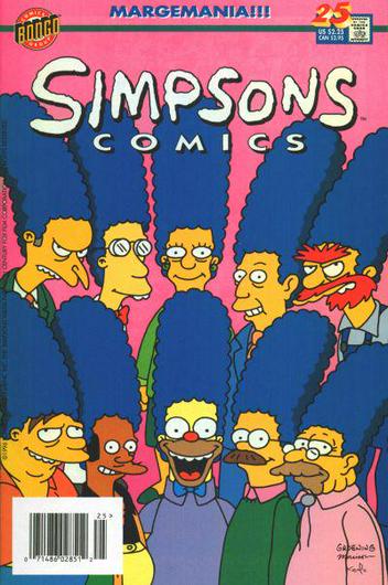 Simpsons Comics #25 (1996) Cover Art