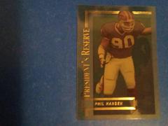 Phil Hansen Football Cards 1996 Collector's Edge President's Reserve Prices