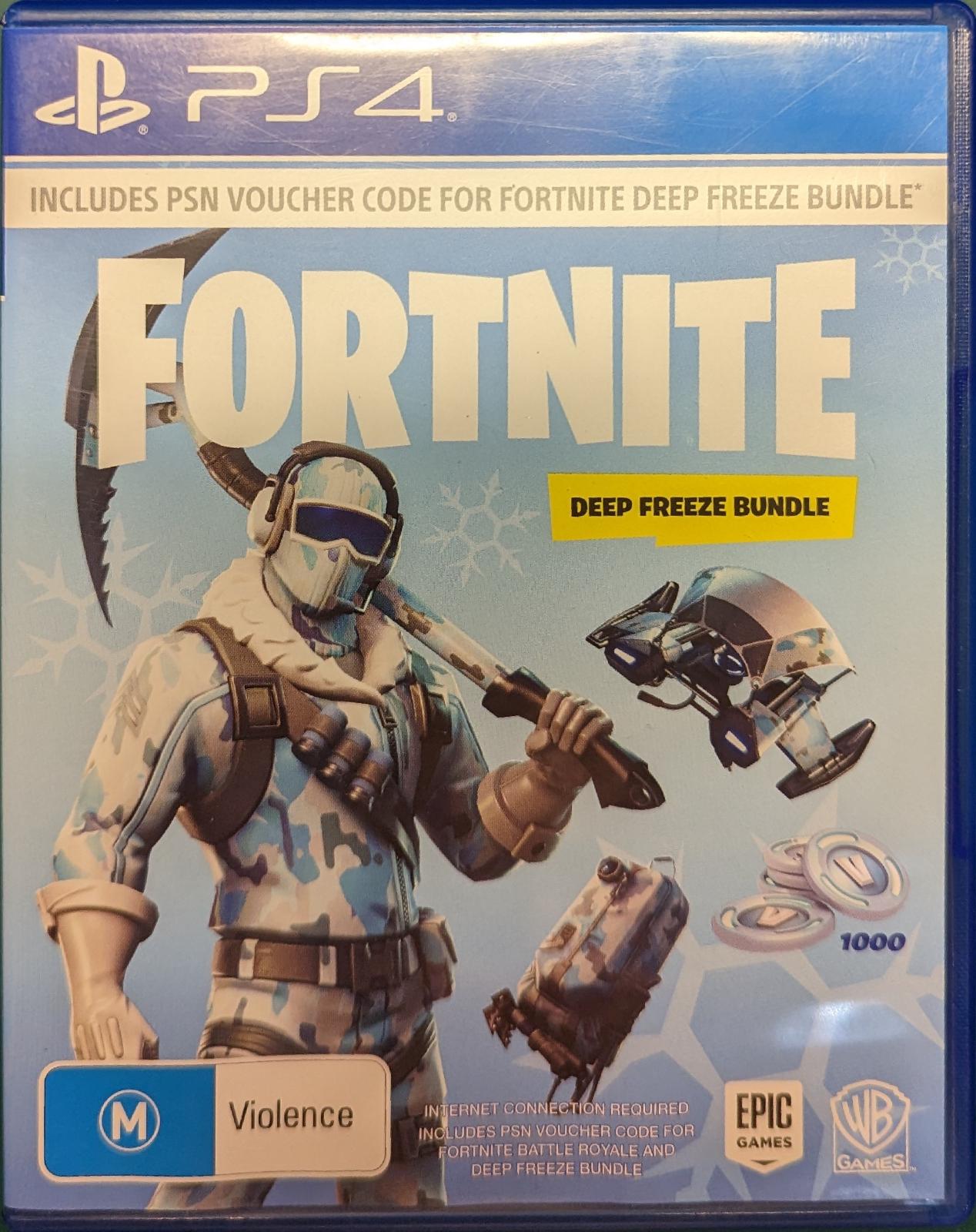 Fortnite Deep Freeze Bundle Prices PAL Playstation 4 Compare Loose, CIB & New Prices