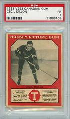 Cecil Dillon Hockey Cards 1933 V252 Canadian Gum Prices