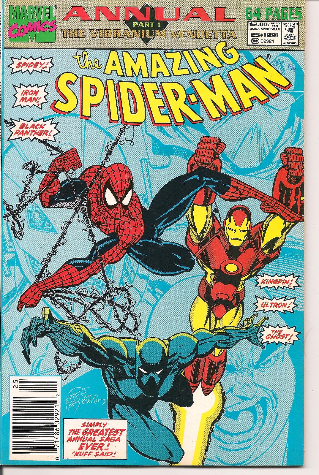 Amazing Spider-Man Annual [Newsstand] #25 (1991) Comic Books Amazing Spider-Man Annual