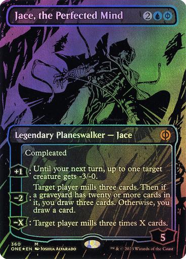 Jace, the Perfected Mind [Oilslick] #360 Magic Phyrexia: All Will Be One