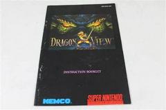 Dragon View - Manual | Dragon View Super Nintendo