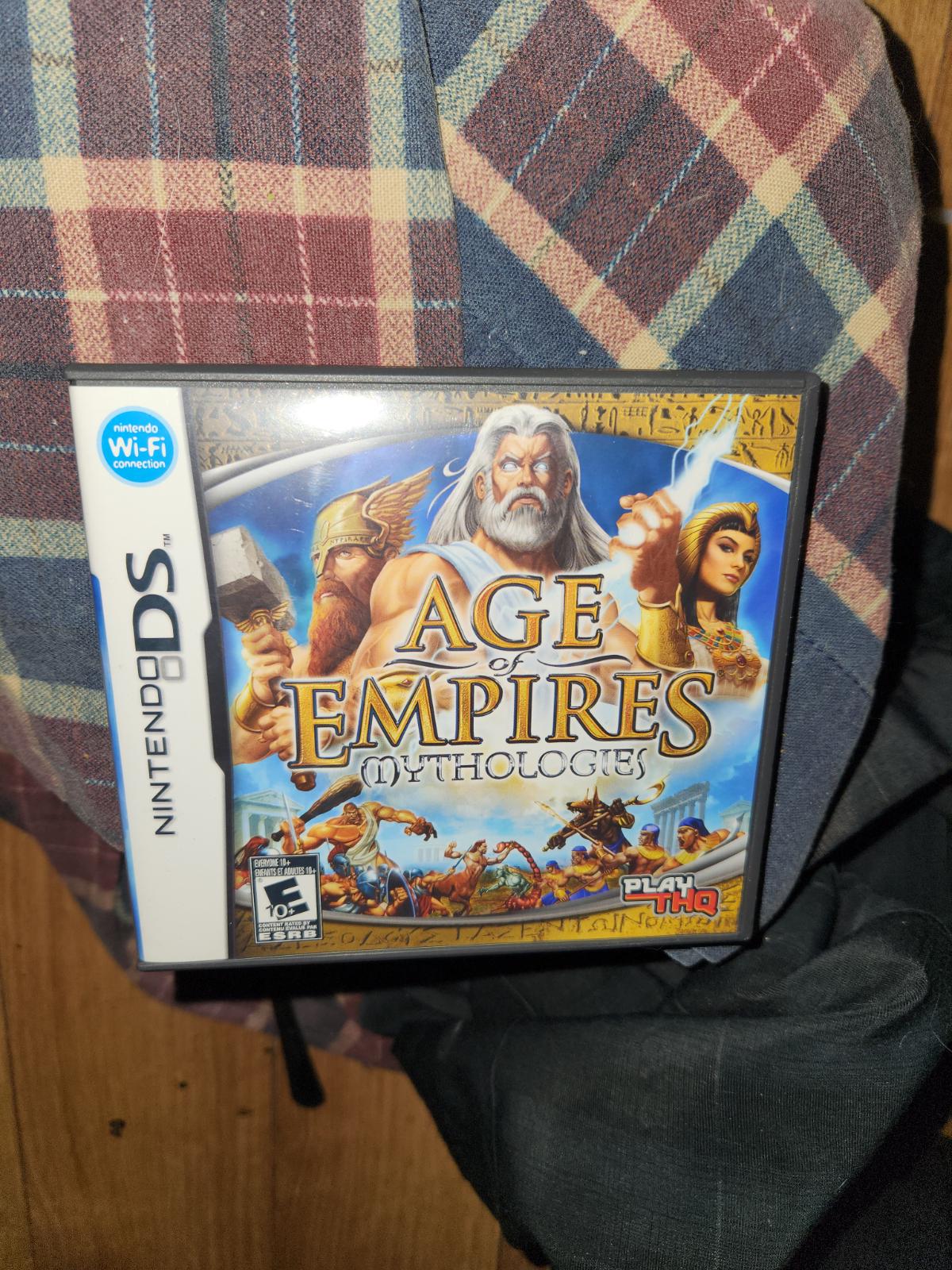 Age of Empires Mythologies Item, Box, and Manual Nintendo DS