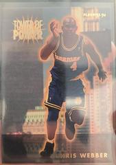 Chris Webber #29 Basketball Cards 1993 Fleer Tower of Power Prices