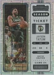 Jayson Tatum #10 Basketball Cards 2022 Panini Contenders Prices