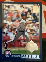 Orlando Cabrera #40 Baseball Cards 2001 Topps Opening Day Prices