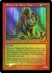Ilharg, the Raze-Boar [Serialized] #334 Magic Ravnica Remastered Prices