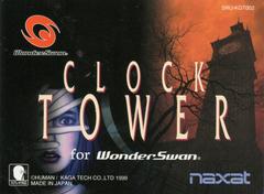 Manual | Clock Tower for WonderSwan WonderSwan