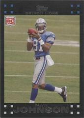 Calvin Johnson #320 Football Cards 2007 Topps Prices