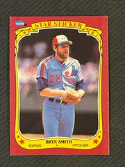 Bryn Smith #110 Baseball Cards 1986 Fleer Star Stickers Prices