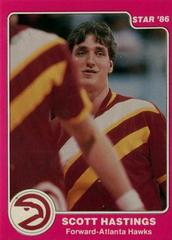 Scott Hastings #43 Basketball Cards 1986 Star Prices