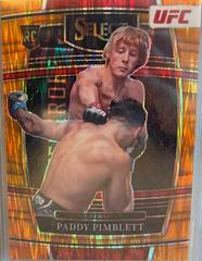 Paddy Pimblett [Orange Flash] #61 Ufc Cards 2022 Panini Select UFC Prices