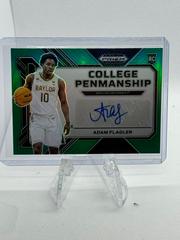 Adam Flagler [Green] #CP-ADF Basketball Cards 2023 Panini Prizm Draft Picks College Penmanship Autographs Prices