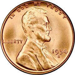 1954 S Coins Lincoln Wheat Penny Prices