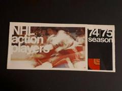 Wayne Cashman Hockey Cards 1974 NHL Action Stamps Prices