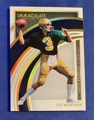 Joe Montana [Gold] Football Cards 2022 Panini Immaculate Collegiate Prices