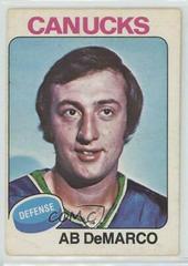 AB DeMarco #78 Hockey Cards 1975 O-Pee-Chee Prices