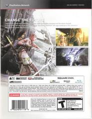 Back Cover | Final Fantasy XIII-2 [Collector's Edition] Playstation 3