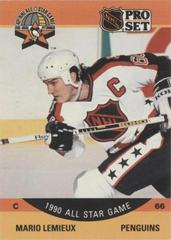 Mario Lemieux Hockey Cards 1990 Pro Set Prices
