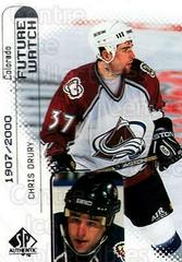 Chris Drury Hockey Cards 1998 SP Authentic Prices