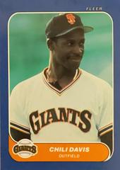 Chili Davis #109 Baseball Cards 1986 Fleer Mini Prices