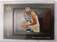 Karl-Anthony Towns #21 Basketball Cards 2021 Panini Court Kings Contemporaries Prices
