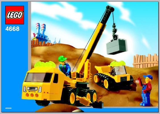 Outrigger Construction Crane #4668 LEGO 4 Juniors