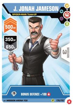 J. JONAH JAMESON #136 Marvel 2022 Mission Arena