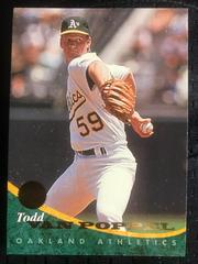 Todd Van Poppel #151 Baseball Cards 1994 Leaf Prices