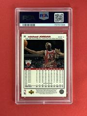 PSA 10 Back | Michael Jordan #20 [International German] Basketball Cards 1995 Collector's Choice