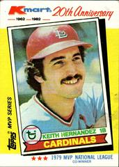Keith Hernandez #36 Baseball Cards 1982 Kmart Prices
