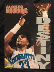 Alonzo Mourning Basketball Cards 1994 Stadium Club Dynasty Destiny Prices
