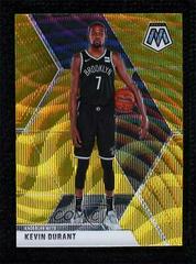 Kevin Durant [Gold Wave] Basketball Cards 2019 Panini Mosaic Prices