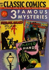3 Famous Mysteries #21 (1944) Comic Books Classic Comics Prices