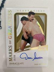 Dan Severn Ufc Cards 2021 Panini Immaculate UFC Marks of Greatness Autographs Prices