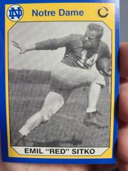 Emil Sitko Football Cards 1990 Notre Dame Collegiate Collection Prices