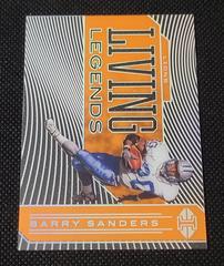Barry Sanders [Orange] #LL19 Football Cards 2020 Panini Illusions Living Legends Prices