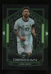 Lionel Messi [Green] Soccer Cards 2019 Panini Obsidian Prices
