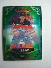 Tyler Benson [Green Autograph] Hockey Cards 2020 Upper Deck Stature Prices