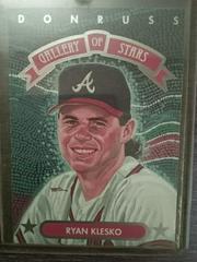 Ryan Klesko #GS-10 Baseball Cards 1992 Panini Donruss Triple Play Gallery of Stars Prices