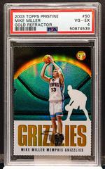 Mike Miller Gold Refractor #50 Basketball Cards 2003 Topps Pristine Prices
