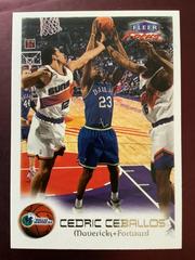Cedric Ceballos #37 Basketball Cards 1999 Fleer Focus Prices