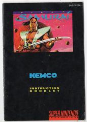 First Samurai - Manual | First Samurai Super Nintendo