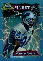Herman Moore [Refractor] #11 Football Cards 1995 Topps Finest Pro Bowl Jumbos Prices