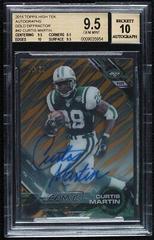 Curtis Martin [Autograph Clouds Diffractor] #42 Football Cards 2015 Topps High Tek Prices