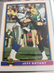 Jeff Bryant Football Cards 1991 Bowman Prices